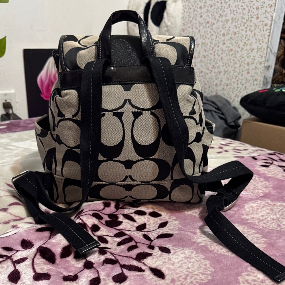 Coach Signature Backpack - Picture 2 of 14